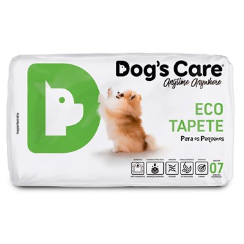 Tapete Higienico Cães Pequeno Porte Dogs Care C/7 Unidades