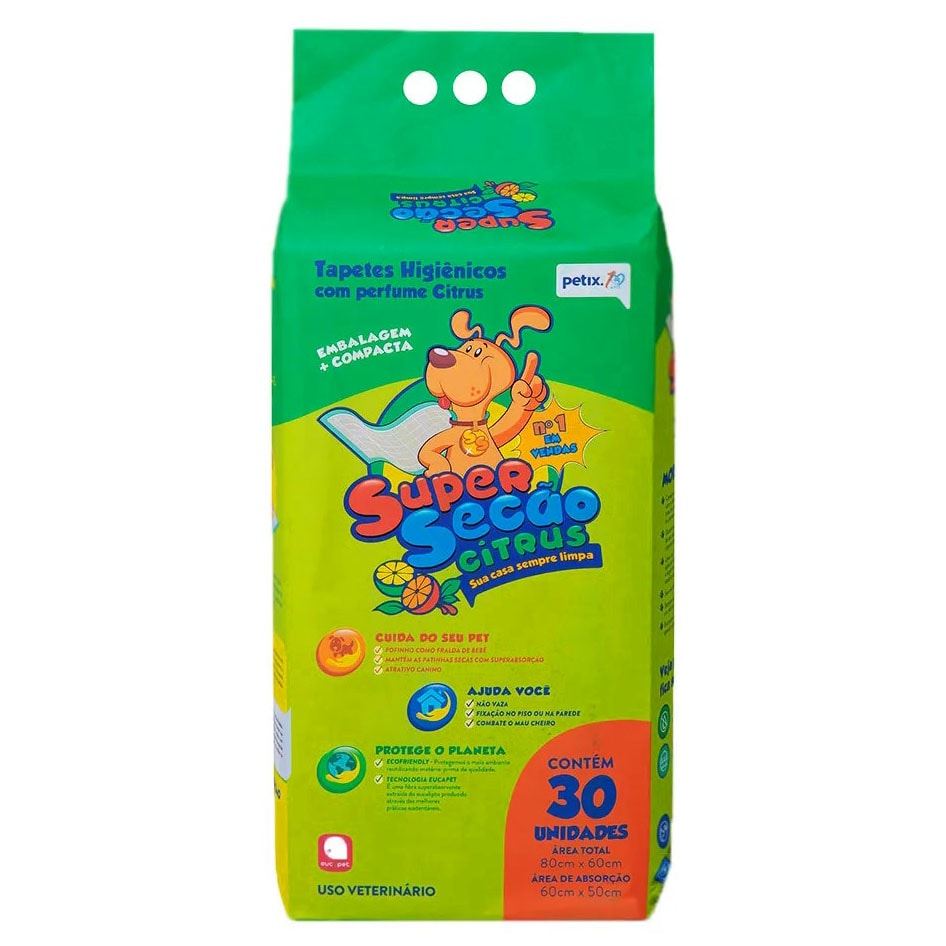 Tapete higiênico super secão citrus Outlet