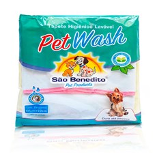 Tapete Higiênico Lavável Pequeno Pet Wash São Benedito Pet Rosa