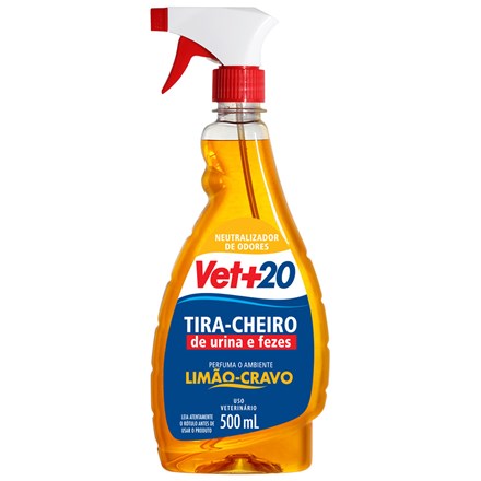 Tira Cheiro Vet+20 Limão-Gravo Spray - 500mL