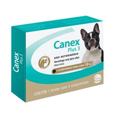 Vermífugo Canex Plus 3 Cães