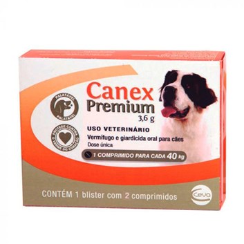 Vermifugo Canex Premium Caes 3,6g
