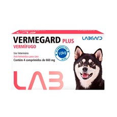 Vermífugo Vermegard Plus Cães Labgard - 660mg
