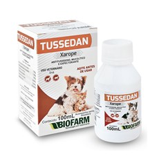 Xarope Cães e Gatos Tussedan Biofarm – 100mL